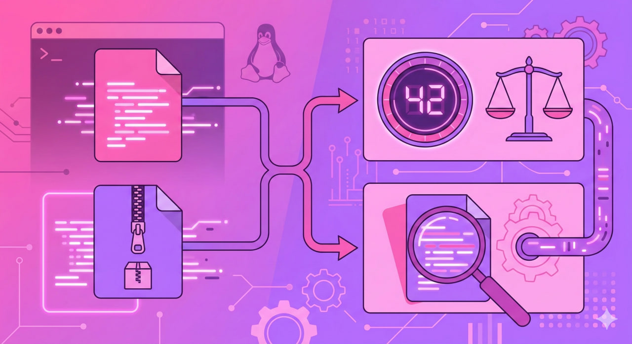 Как узнать количество строк в файле Linux: wc, grep, awk и сжатые файлы