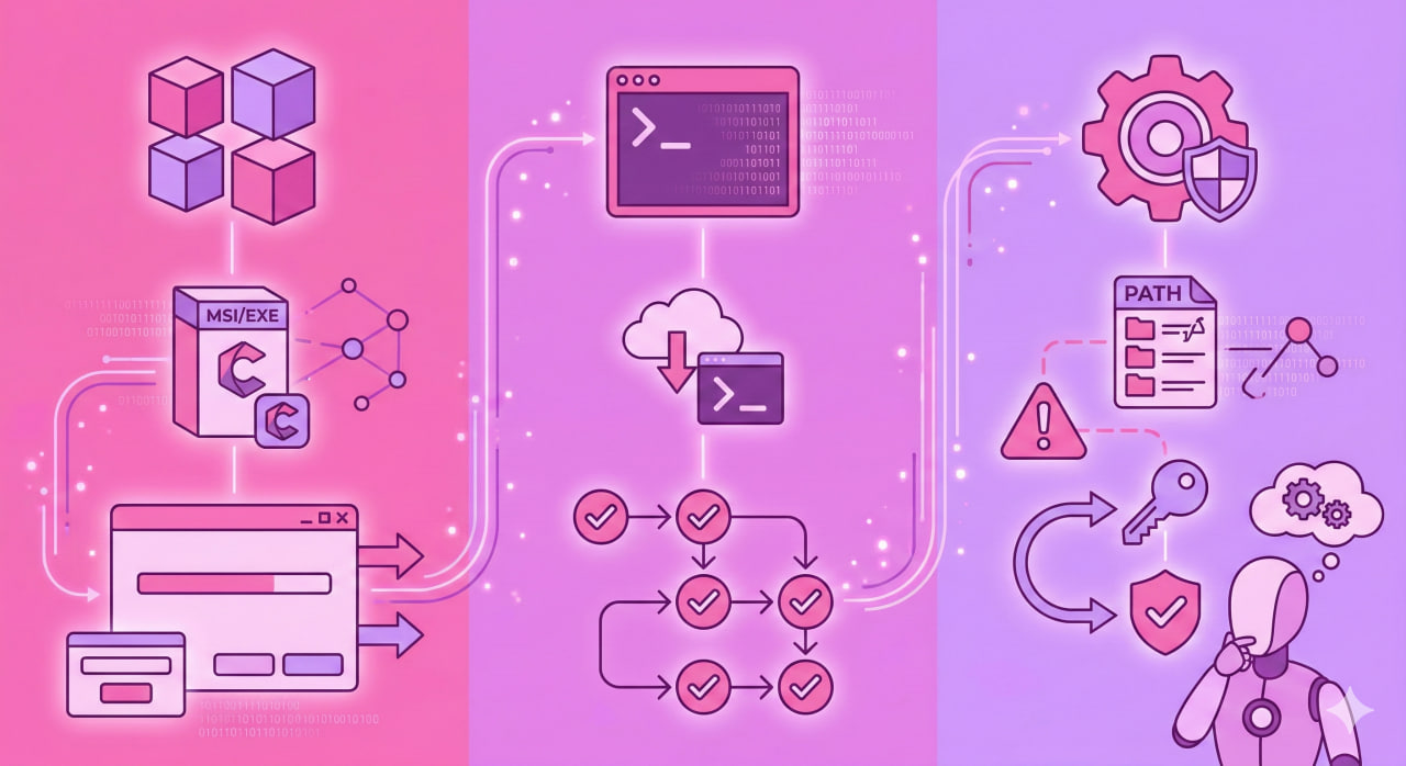 Установка Claude Code на Windows: нативный инсталлятор, WinGet и решение проблем с PATH